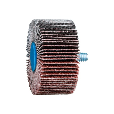 Pferd 2" x 1" Quick Change Flap Wheel - 1/4-20 Thread - Aluminum Oxide - 60 Grit 45370